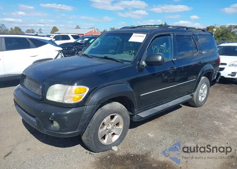 2003 Toyota Sequoia Limited V8 из США, поврежденный, VIN 5TDBT48A53S141829
